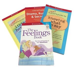 American Girl - A Smart Girls Guide Set‎ Of 3 + The Feelings Book Book Lot